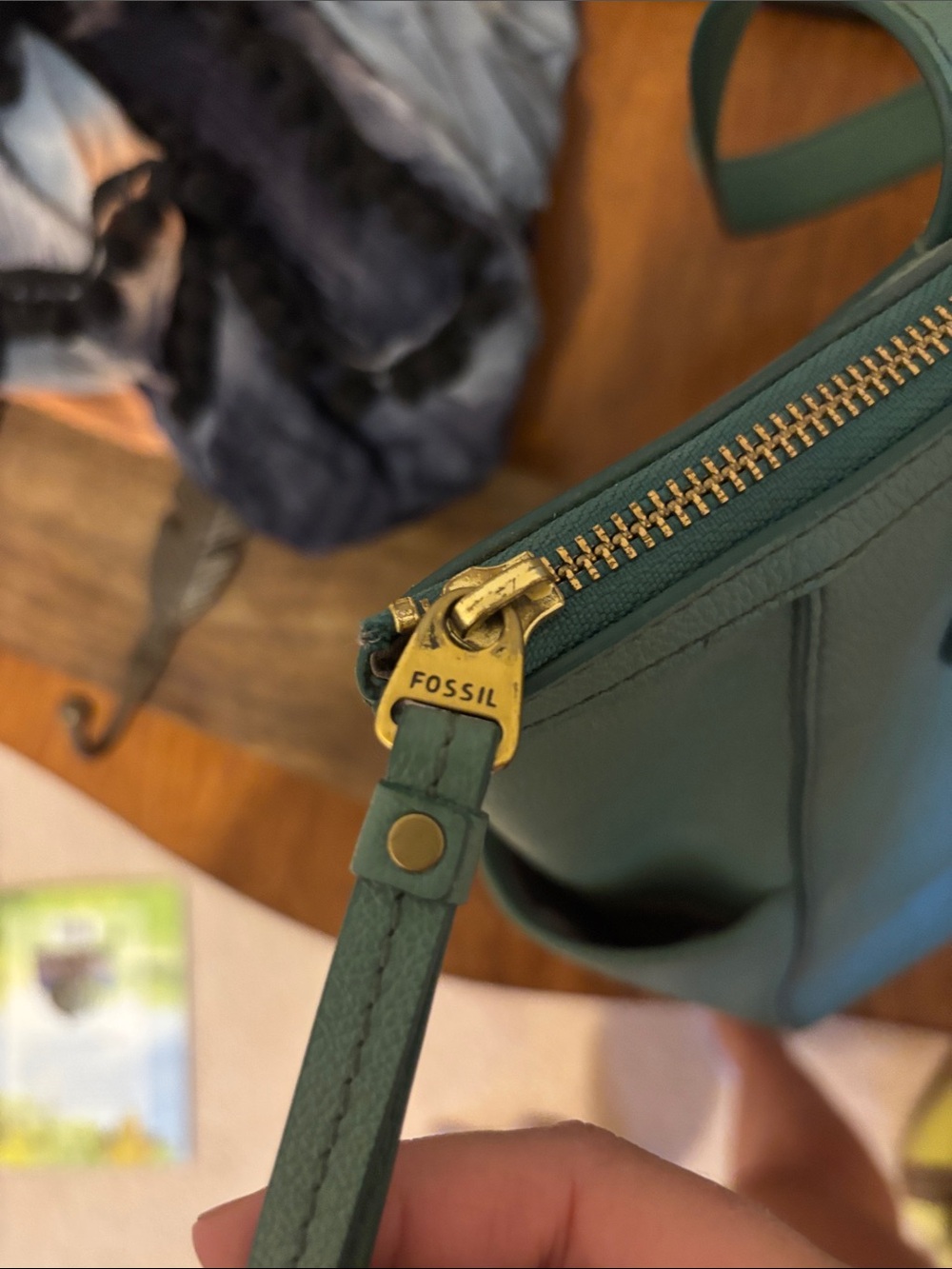 Fossil Sydney tote bag in Green - Picture 8 of 8